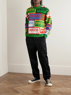 KENZO - Logo-Intarsia Cotton Sweater - Multi