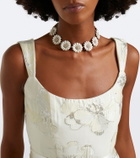 Markarian Bridal Robin belted jacquard gown