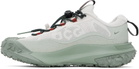 Nike White & Gray ACG Mountain Fly 2 Low GORE-TEX Sneakers