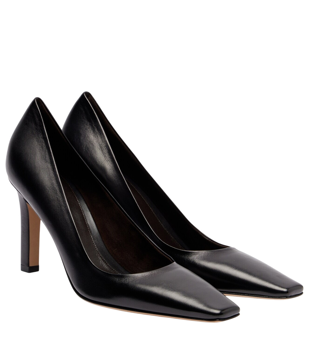 The Row Black & Beige Sock Pump Heels The Row