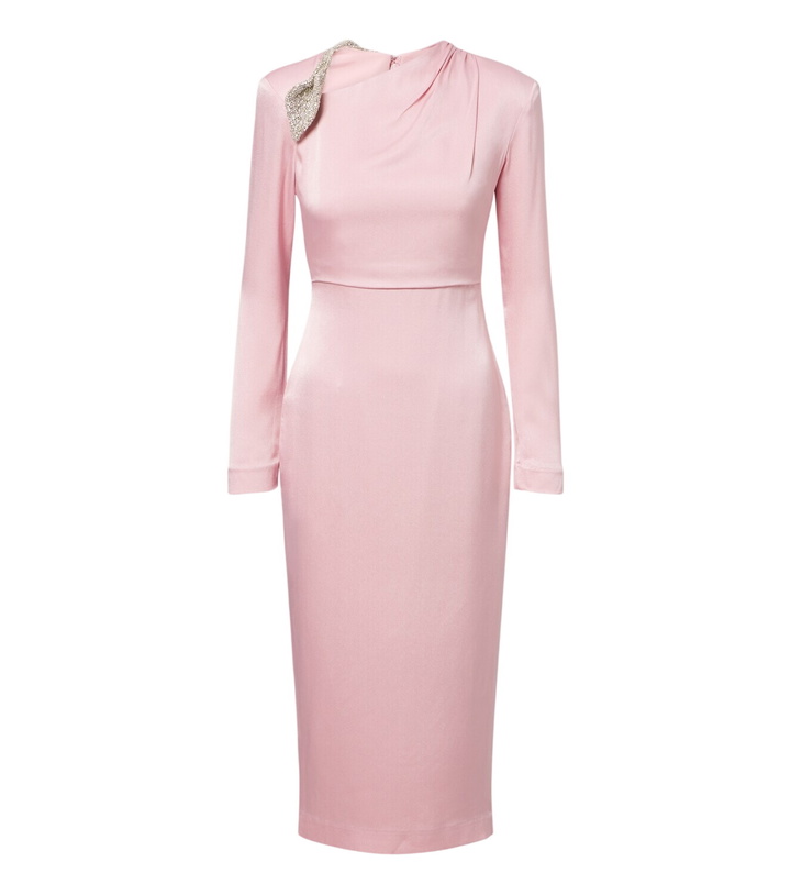 Photo: Rachel Gilbert Oryx embellished crêpe satin cocktail dress