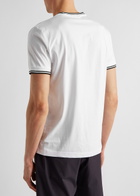 Fred Perry M1588 Cotton T-shirt White