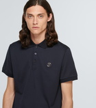 Burberry - Cotton and silk polo shirt