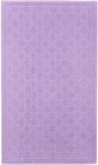 Bottega Veneta Purple Intreccio Beach Towel