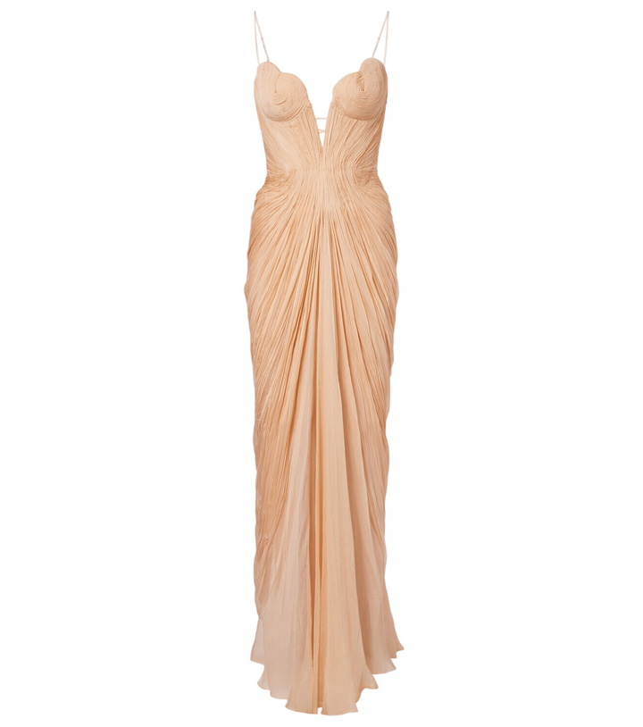 Photo: Maria Lucia Hohan Cecilia draped silk gown