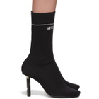 VETEMENTS Black STAR WARS Edition Darth Vader Sock Boots