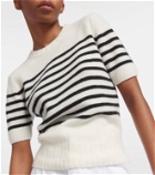 Khaite Luphia striped cashmere sweater