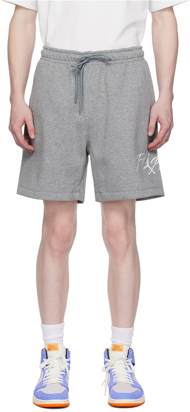 Photo: Nike Jordan Gray Jordan Essentials Shorts