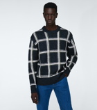 Dries Van Noten - Checked knitted sweater