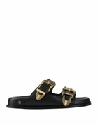 Anine Bing Womens Sandals in Black