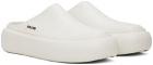 Solid Homme White Hardware Loafers