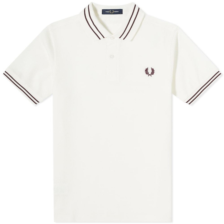 Photo: Fred Perry Authentic Textured Panel Polo Shirt