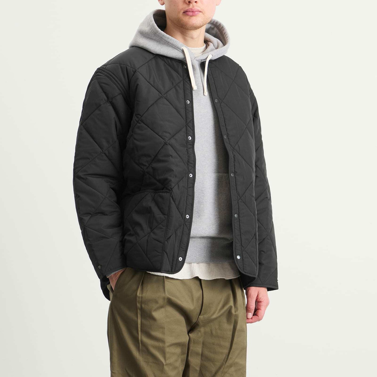 Barbour Men's x Kaptain Sunshine Quilted Liner in Black