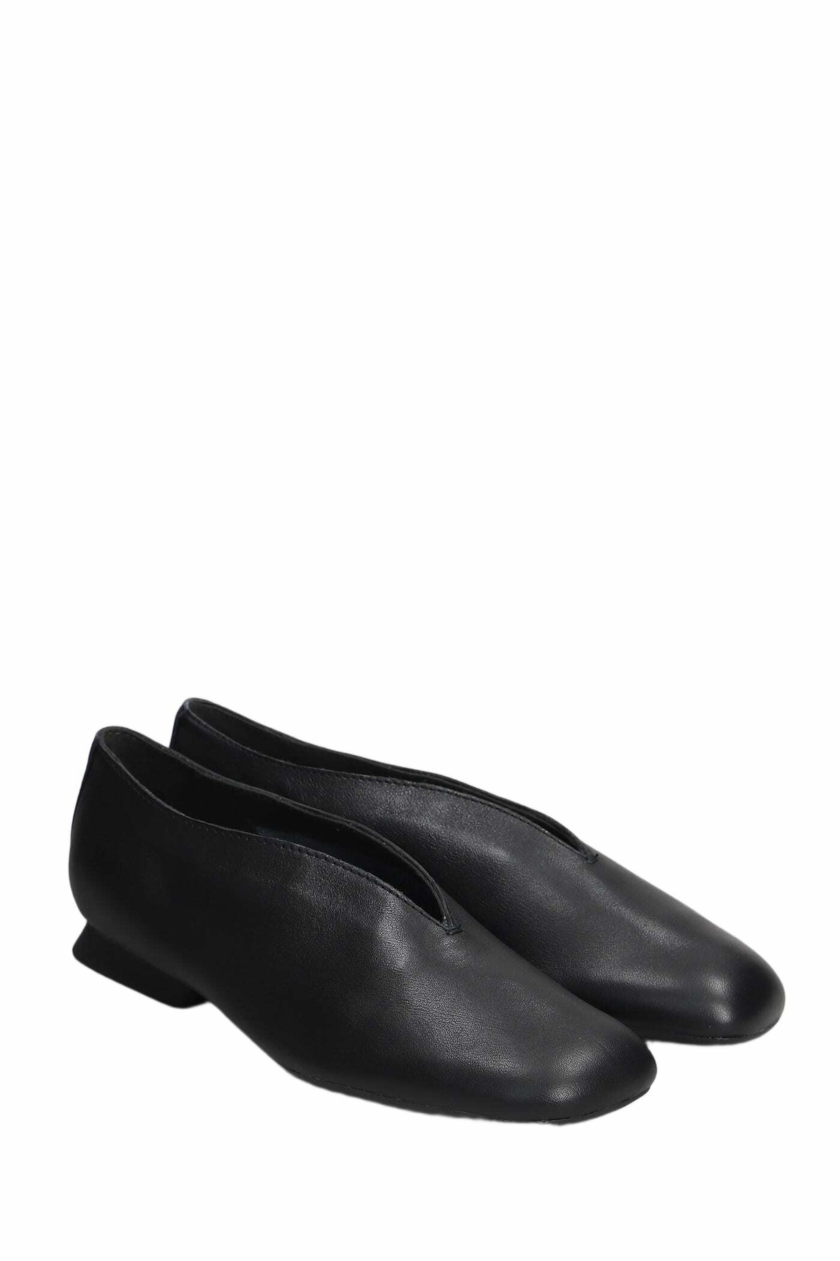 Camper Casi Myra Ballet Flats In Black Leather