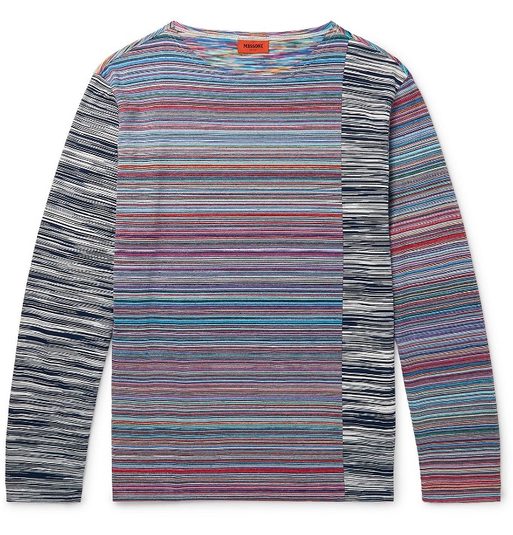 Photo: Missoni - Space-Dyed Cotton T-Shirt - Multi