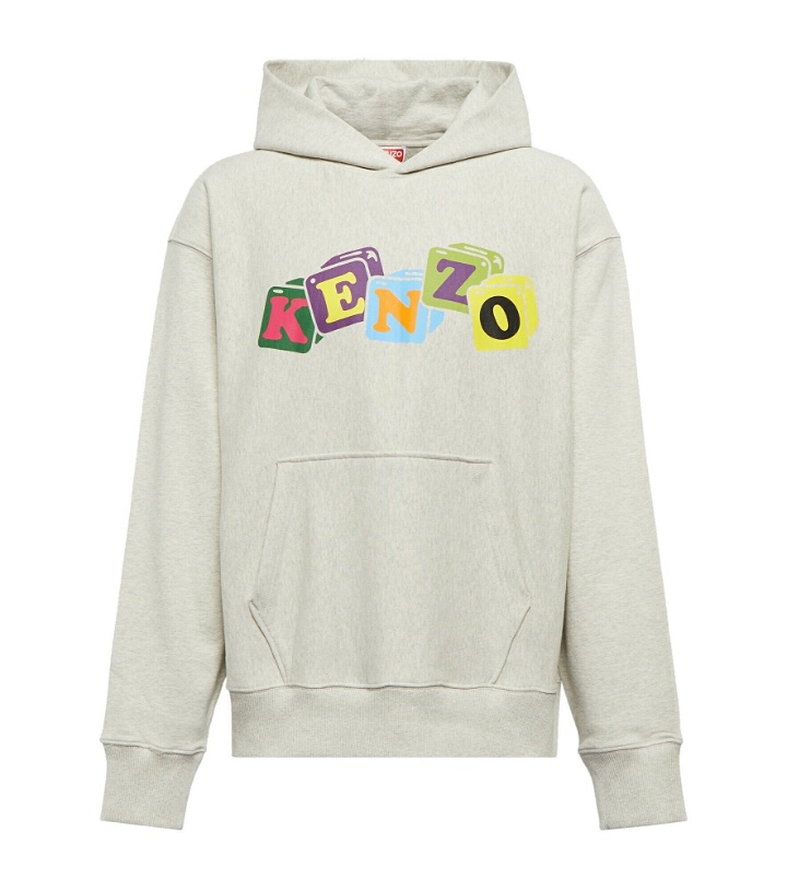 Photo: Kenzo - Logo cotton jersey hoodie