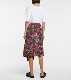 Dries Van Noten - Floral midi skirt