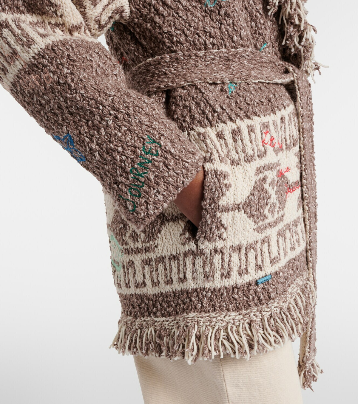 Alanui Written By The Ocean cotton cardigan