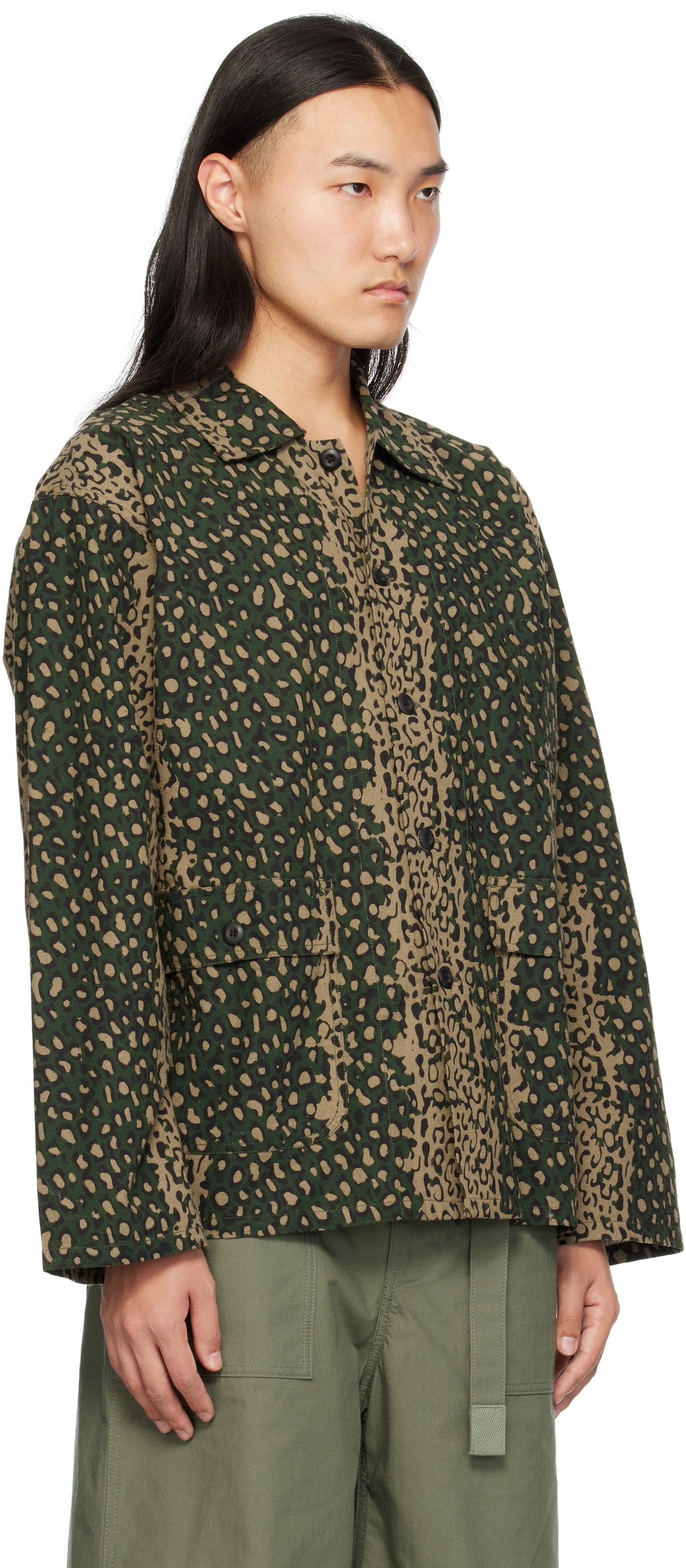 South2 West8 Green Hunting Shirt South2 West8