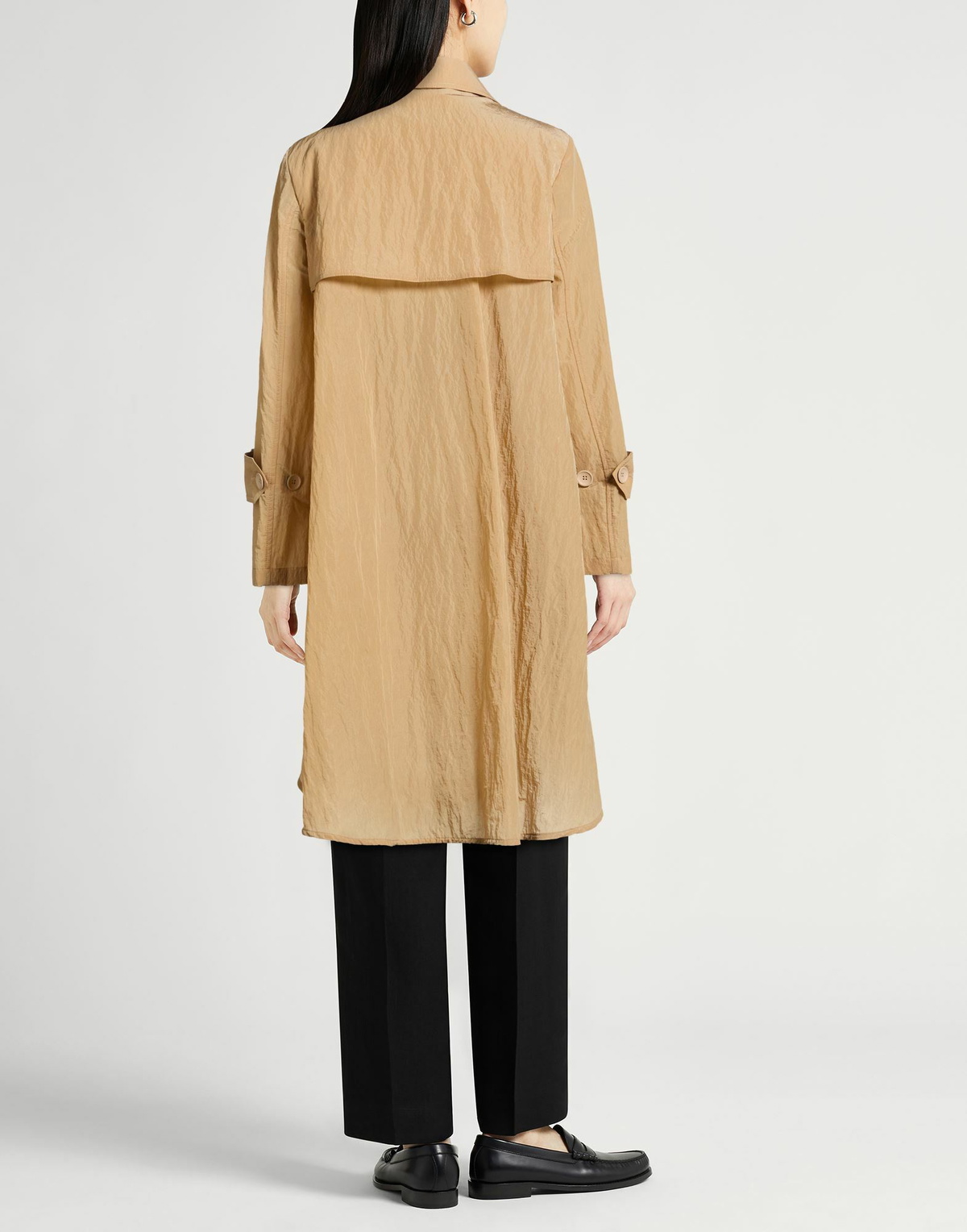 Peuterey Womens Overcoat & Trench Coat Camel