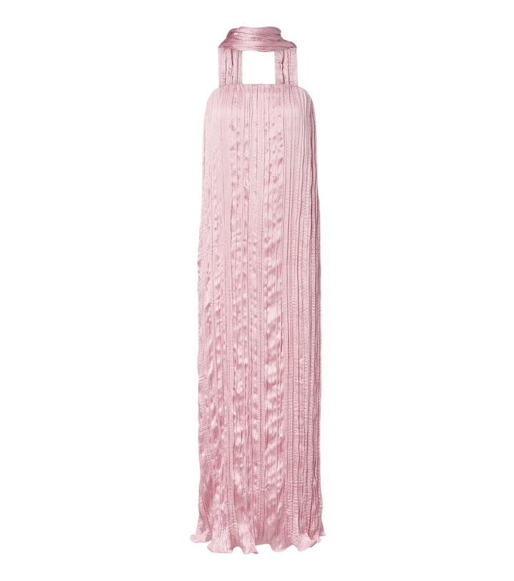Photo: Posse Esme scarf-detail crinkled maxi dress