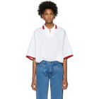 Facetasm White Unisex Polo Shirt