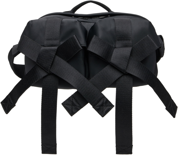 Photo: Simone Rocha Black Beaded Classic Bow Crossbody Bag