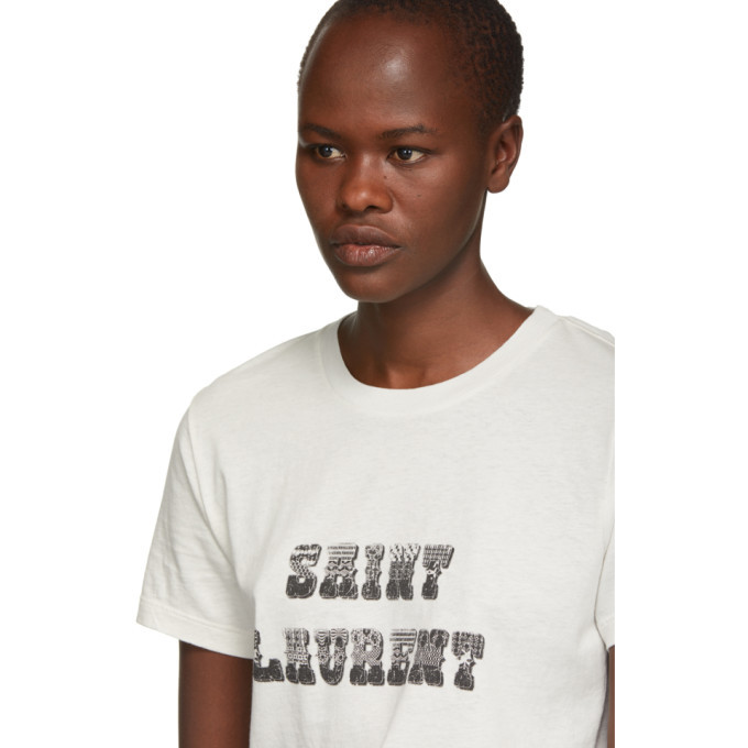 White saint 2025 laurent t shirt