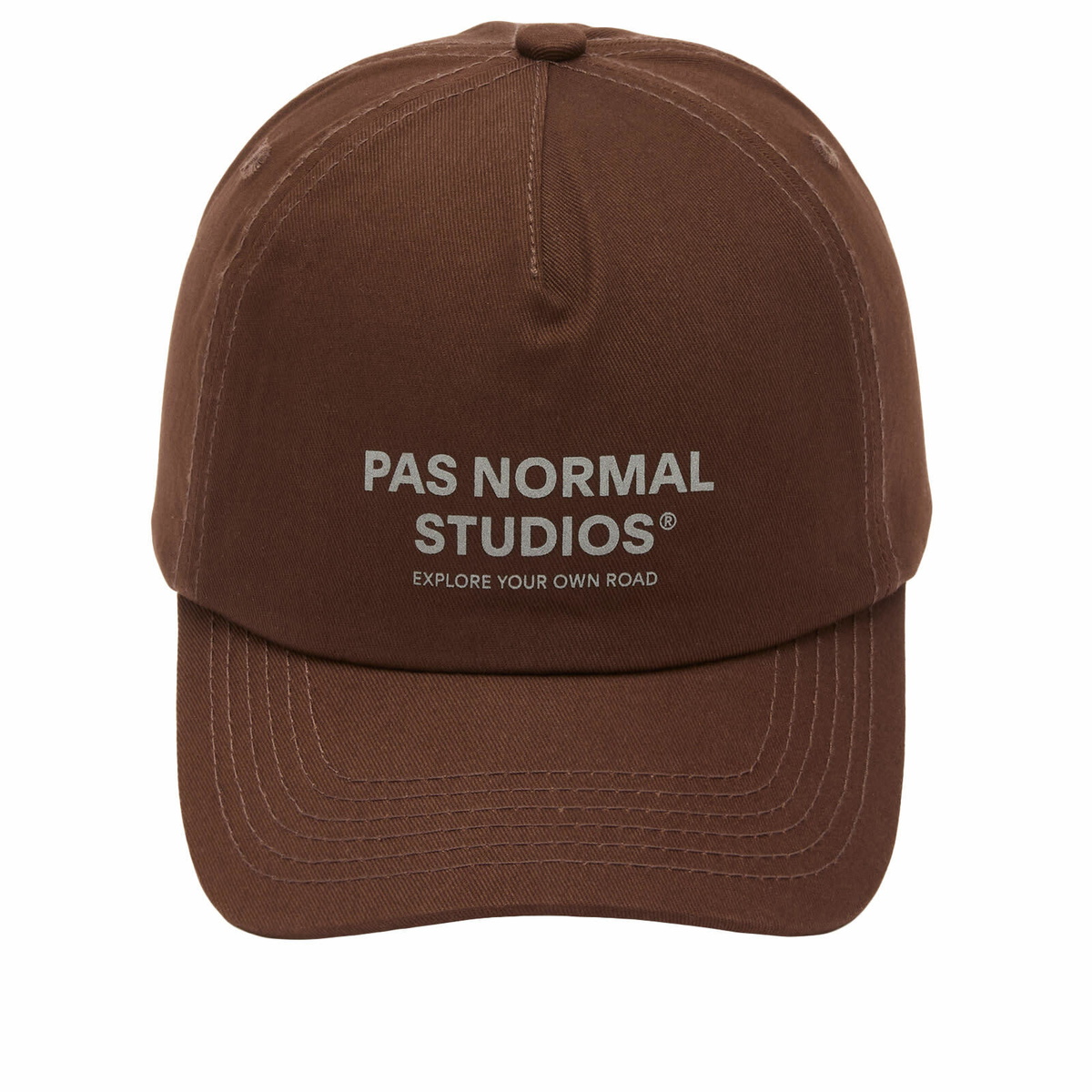 Pas Normal Studios Men's Off-Race Cotton Cap in Light Brown