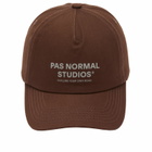 Pas Normal Studios Men's Off-Race Cotton Cap in Light Brown