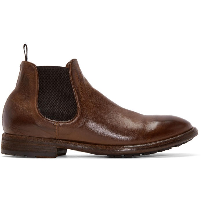 Photo: Officine Creative Brown Princeton Chelsea Boots