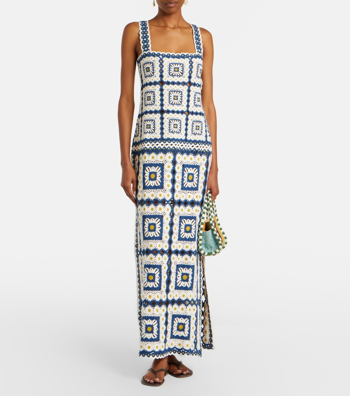 Alémais Dolly crochet cotton maxi dress