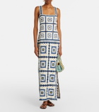 Alémais Dolly crochet cotton maxi dress