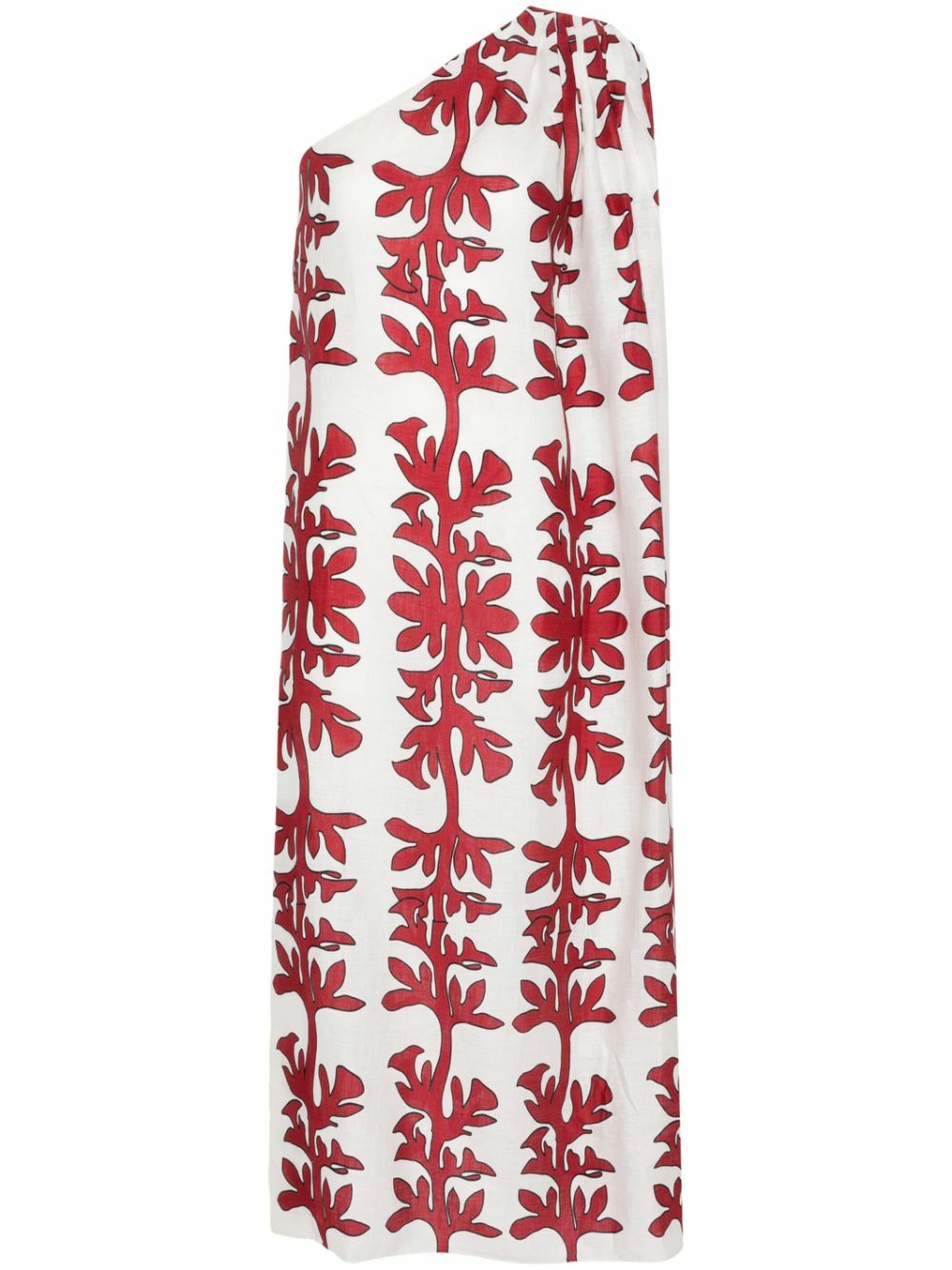 Maison La Plage White Tuscany One-Shoulder Dress