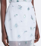 Simkhai Delilah embellished midi skirt