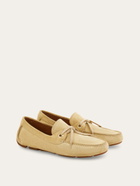 Ferragamo Mens Laced driver in Beige