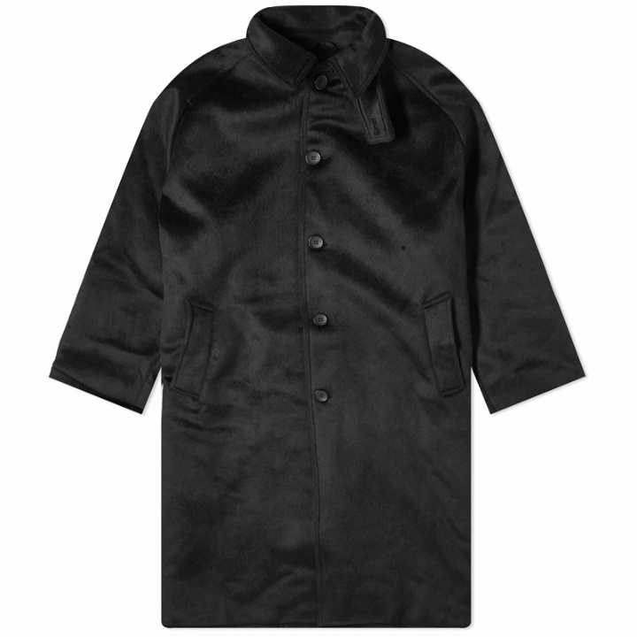 Photo: MKI Men's Wool Car Coat in Black