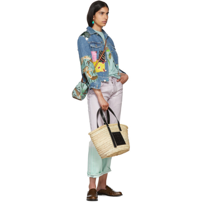 Loewe Indigo Paula's Ibiza Edition Patchwork Denim Jacket – BlackSkinny