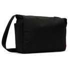 Hugo Black Canvas Messenger Bag