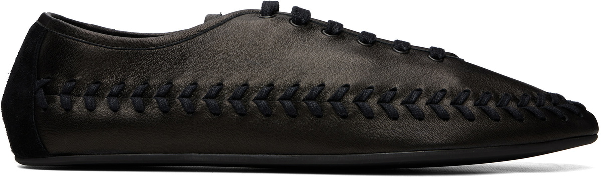 HEREU Black Birla Loafers