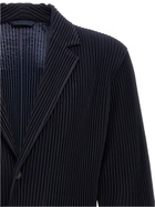 Issey Miyake Single-breasted Pleated Blazer
