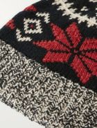 Polo Ralph Lauren - Fair Isle Wool, Cotton and Linen-Blend Beanie