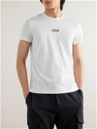 66 North - Tangi Slim-Fit Logo-Print Organic Cotton-Blend Jersey T-Shirt - White