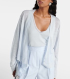 Dorothee Schumacher V-neck linen-blend cardigan