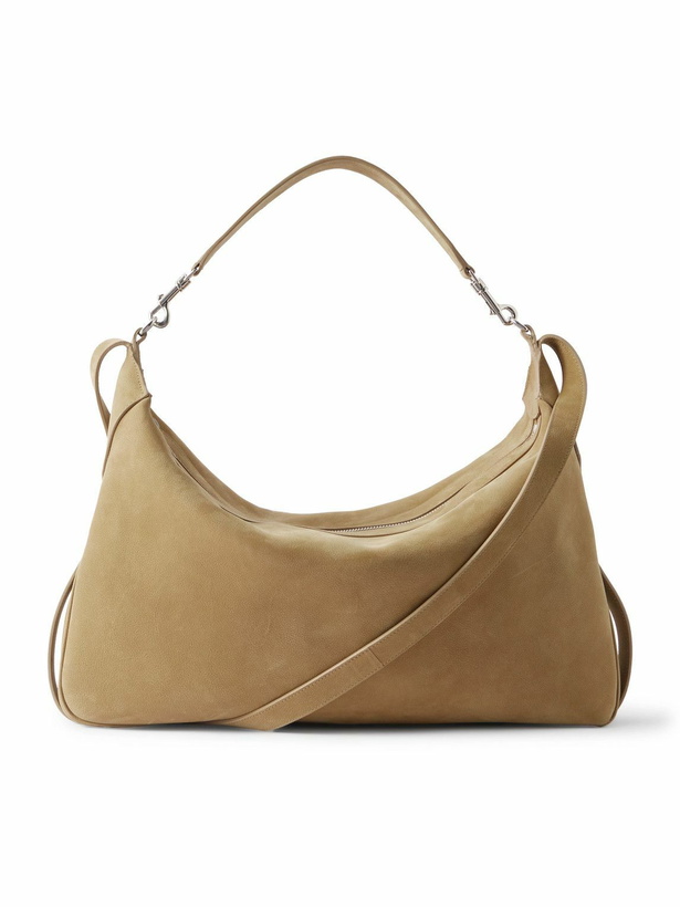 Photo: CELINE - Romy Large Textured-Nubuck Messenger Bag