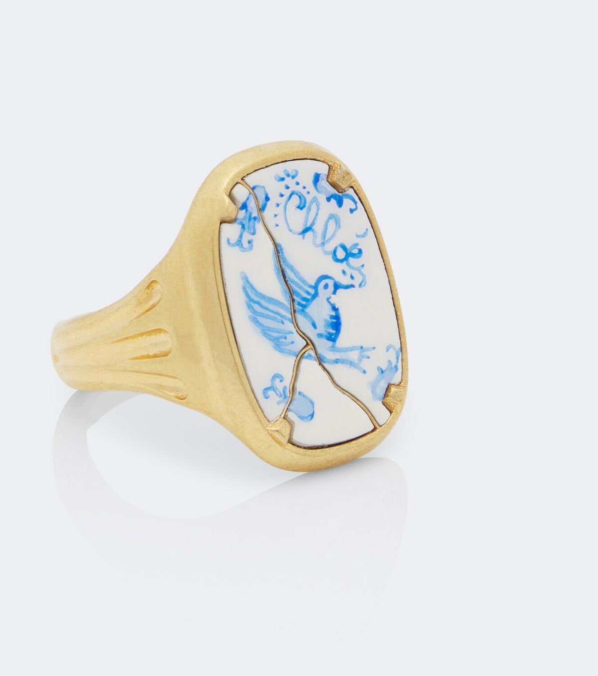 Chloé Oversized enamel ring