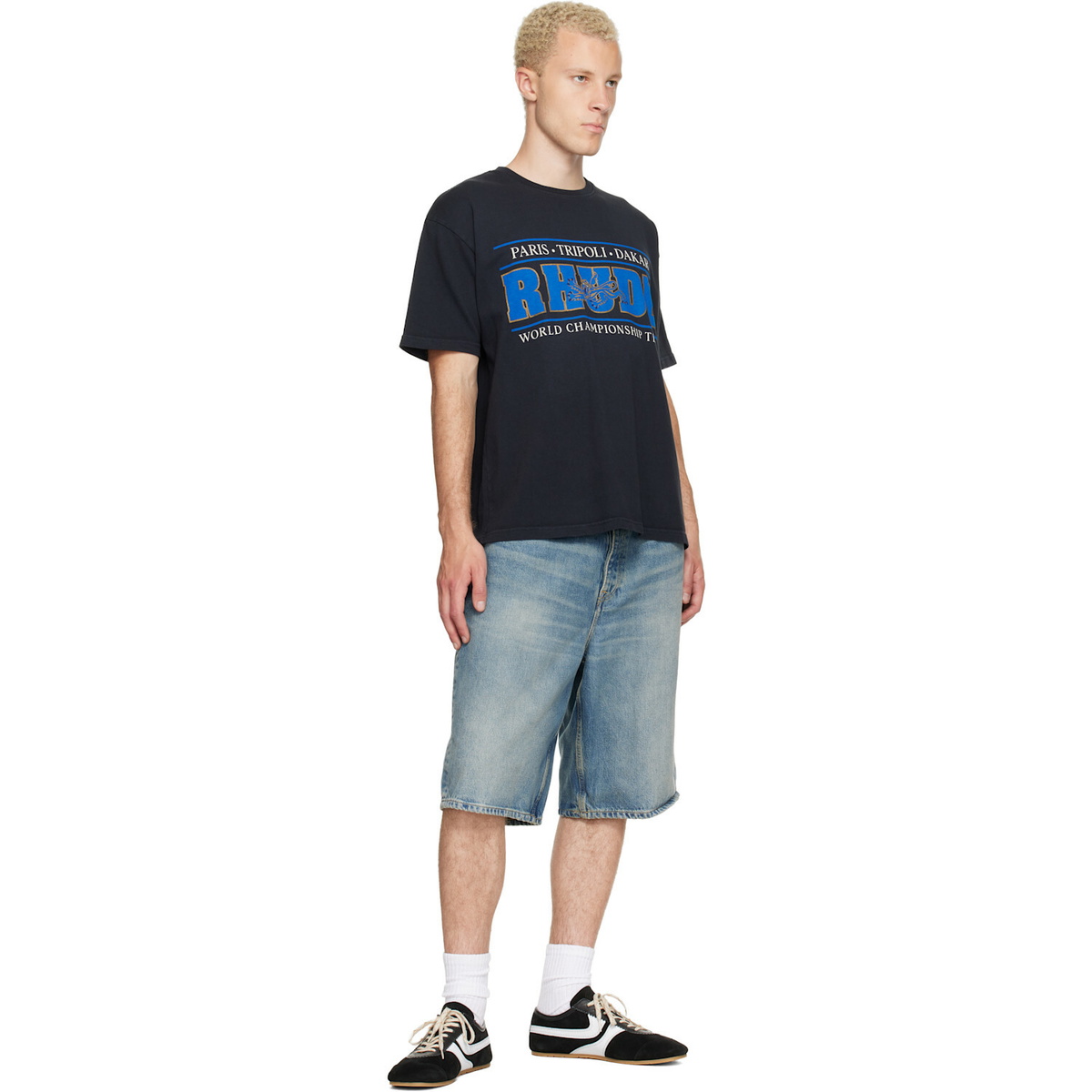 Rhude Black 'Rhude' Chrono T-shirt