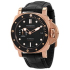 Panerai Submersible Automatic 18kt Rose Gold Black Dial Mens 42 mm Watch PAM00974