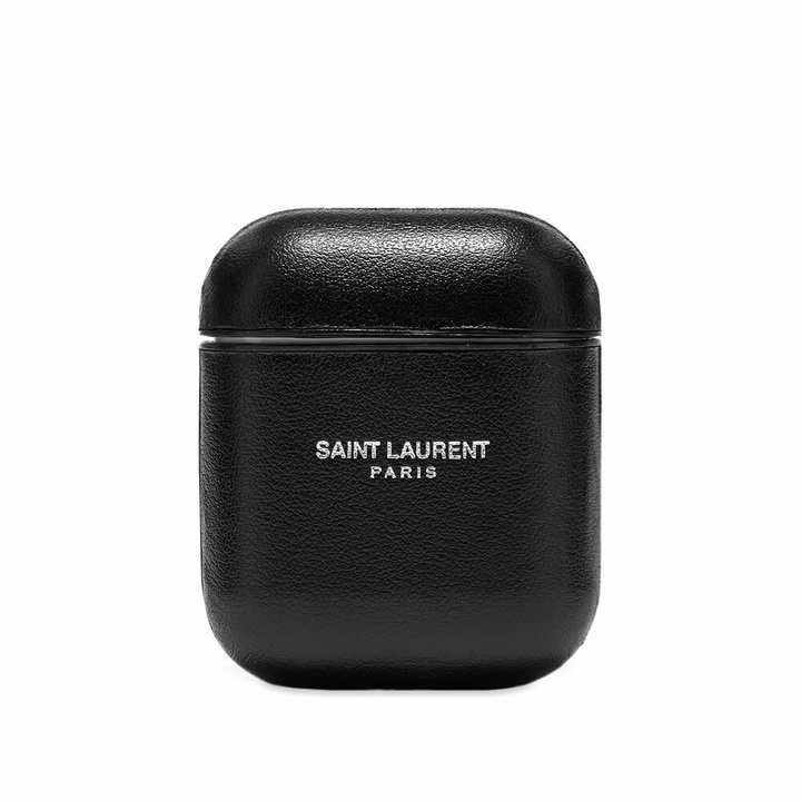 Photo: Saint Laurent Men's Airpod Case in Matt Black