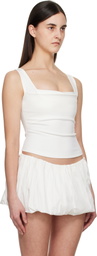 Miaou White Luna Tank Top